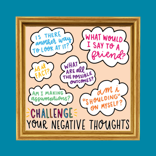 Challenge Negative Thoughts Print