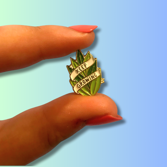 Keep Growing Enamel Pin