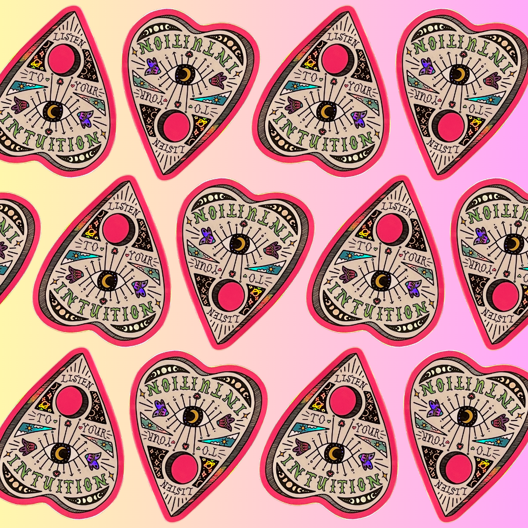 Intuition Planchette Sticker