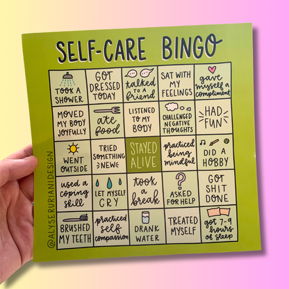 Self Care Bingo Print