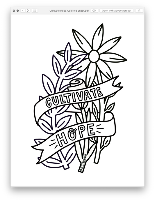 Coloring Sheets: Digital Download