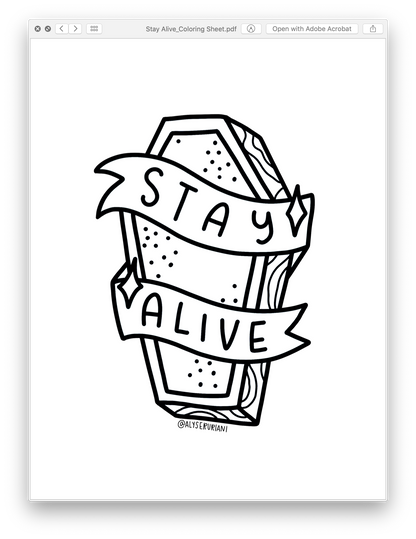 Coloring Sheets: Digital Download