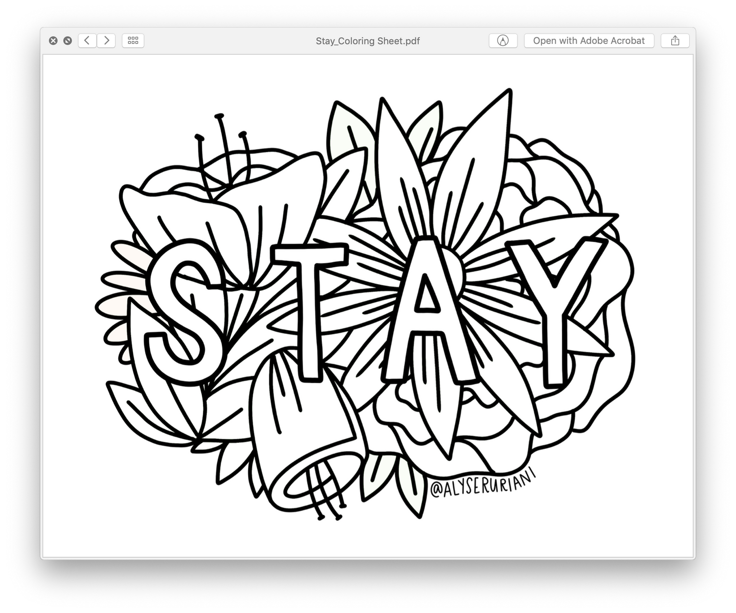 Coloring Sheets: Digital Download